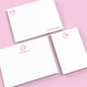 Circle Initials Flat Note Card Collection Image 2 of 3
